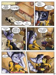 🍓 Порно комикс Ratchet and Clank. Рэтчет и Ривет. История начинается. 🍓 |  Порно комиксы | porn-comix.com