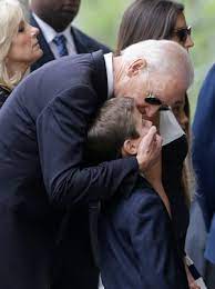 Find the perfect hunter biden grandson of joe biden stock photos and editorial news pictures from getty images. Fact Check Viral Video Shows Biden Consoling His Grandson At Funeral