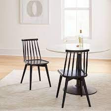 The historical continuous arm windsor chair that would work well in a colonial or period style setting. Windsor Dining Chair Set Of 2