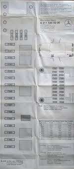 W211 Fuses Relays Sam Modules Chart Mbworld Org Forums