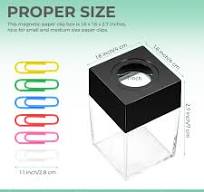 Factory Promotional Metal Paper Clips In Cheap Plastic Clip Holder &  Dispenser O