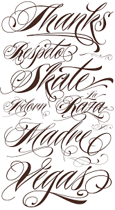 California Script Tattoo Fonts Cursive Fancy Cursive Fonts Tattoo Writing Fonts