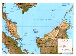 Click on the below images to increase! Landkarte Malaysia Reliefkarte Weltkarte Com Karten Und Stadtplane Der Welt