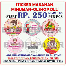 Aneka resep minuman buka puasa yang segar ini bisa kita buat sendiri di rumah untuk. Logo Makanan Stiker Produk Makanan Minuman Kekinian Logo Olshop Stiker Produk Stiker Aesthetic Shopee Indonesia