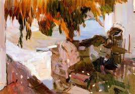 Está en un acantilado con lo que diafrutas de vistas a la bahía. Casa De Ibiza 1919 Joaquin Sorolla Wikiart Org
