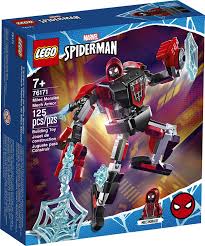 Lego marvel super heroes avengers: Avengers Lego Miles Morales Mech Armor Awesome Toys Gifts