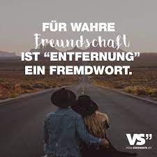 Fur Wahre Freundschaft Ist Entfernung Ein Fremdwort Visual Statements Freunde Zitate Freundschaft Zitate Wahre Freundschaft