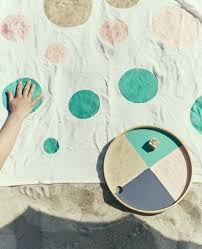 A Picnic Basket Is Painted To Create A Game Mat Picnic Basket Fun Diys Party In A Box