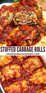 The Best Ever Stuffed Cabbage Rolls Recipe Kohlrouladen Kohlrouladen Rezepte Fleisch Gerichte
