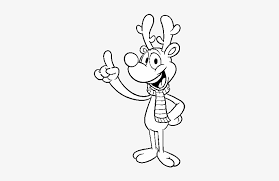 Add this video to your web page. Rudolph The Red Nosed Reindeer Coloring Page Rudolph Png Image Transparent Png Free Download On Seekpng