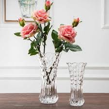 Download flower vase stock photos. Transparent Glass Vase Small Hotel Dining Table Hydroponic Flowers Decoration Flower Vase Of Roses Inserted Transparent Glass Vase Glass Vaseglass Vase Small Aliexpress