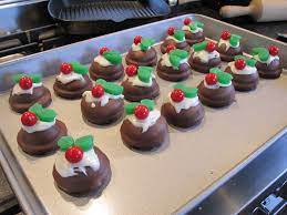 These Are Always A Blast With Tyler And Dylan And All Others Why Not Mallow Puffs Rock Christmas Food Xmas Pudding Christmas Pudding