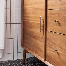 More options > amish 36 lille bathroom vanity with open shelf. Mid Century Double Bathroom Vanity 63 Acorn