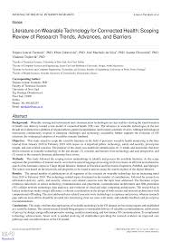 Zrenjaninski put 8, 21000 novi sad. Pdf Literature On Wearable Technology For Connected Health Scoping Review Of Research Trends Advances And Barriers