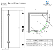 Suitable for quadrant showers, our range of corner trays take up minimal floor space while maximising the area within your shower. Quadrant Shower Enclosure Double Curved Hinged Door Corner Entry 8mm Safety Glass Ravenna 2 Durovin Bathrooms Uk