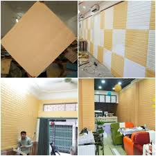 Bộ 20 Tấm Xốp Dán Tường Giả Gạch 3D Màu Vàng Nhạt, Vàng Kem 70cmx77cm -  Giấy dán tường hoa, lá, cỏ cây Thương hiệu OEM | Siêu thị điện máy Nguyễn  Kim