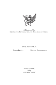 Earl e hank hanno una cosa in comune: Publications Of The Centre For Reformation And Renaissance Studies