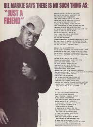 Missing lyrics just a friend!!! Hip Hop Nostalgia Biz Markie Just A Friend Happy Born Day