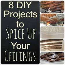 We love adding details to ceilings! 8 Diy Projects To Spice Up Your Ceilings Knockoffdecor Com