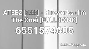 31.12.2020 · roblox bloxburg codes 2021. Full Ateez ì—ì´í‹°ì¦ˆ Fireworks I M The One Roblox Id Roblox Music Codes