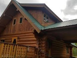 Our chemical stripping services use environmental friendly solvents to remove the existing stains. Log Home Restoration In Princeton Okanagan Similkameen Nikola Valley