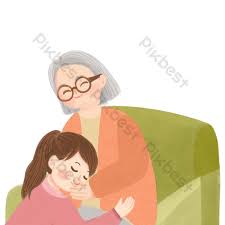 More images for grandma and granddaughter drawings easy » Drawing Old Grandma And Her Granddaughter Commercial Elements Png Images Psd Free Download Pikbest