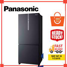 Disebabkan hendak cepat membuang ketulan ais, peralatan yang tajam seperti pisau. Panasonic Econavi Inverter 2 Door Black 418l Pana Nr Bx418gk I Peti Sejuk Shopee Malaysia