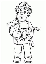 See more of elis child center on facebook Plansa De Colorat Pompierul Sam Tine O Pisica In Brate Planse De Colorat Cu Meserii Copiisimamici Ro Fireman Sam Fireman Party Coloring Books