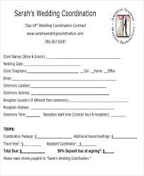 Names of the parties of the contract; Free 9 Sample Wedding Contract Agreement Templates In Ms Word Pdf