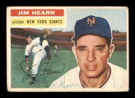 Jim Hearn Autographed 1953 Topps Card #38 New York Giants (Damaged) SKU  #213753