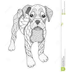 Animal drawings boxer tattoo boxer love boxer dog tattoo boxer dogs white boxer dogs dog anatomy dog coloring page boxer dogs art. Boxer Dog In Zentangle And Stipple Style Vector Illustration Stock Vector Illustration Of Coloring Animal Dog Coloring Book Dog Coloring Page Dog Drawing