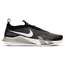 Black and white tennis shoes. Nike Court React Vapor Nxt Mens Tennis Shoe Black White Tennis Point