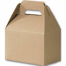6 Kraft Gable Boxes Free Shipping Gift Boxes By Partysurprise Gable Boxes Gadget Gifts Party Favor Boxes