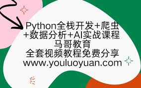Python全栈开发+爬虫+数据分析+AI实战课程| 马哥教育全套视频教程 ...