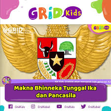 Secara bahasa, 'bhinneka' artinya beragam, 'tunggal' berarti 'satu', dan 'ika' artinya 'itu'. Gridkids Ini Arti Dan Makna Dari Bhinneka Tunggal Ika