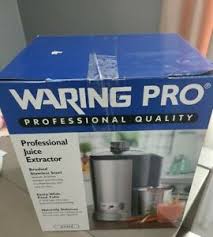 If you're the type that frets about how your juicer looks on your kitchen and don't want stains then the waring pro jex328 could be the juicer for you. Waring Juice Extractor For Sale Ebay
