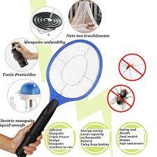 2 Aa Batteries Operated Hand Racket Electric Mosquito Swatter Insect Home Garden Pest Bug Fly Mosquito Zapper Swatter Mosquito Zapper Mosquito Electric Mosquito Repellent