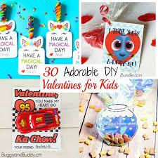 Package them up with pretty twine like this crafter did for a. 30 Diy Valentines For Kids Buggy And Buddy