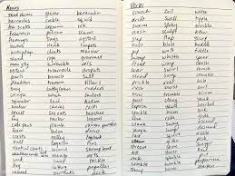 Here we can view list of important verbs, nouns, adjectives and adverbs with their interchanges. Nouns And Verbs Butterfly Mind