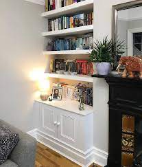 Pin By Vanessa Humphreys On Interiors Alcove Shelving Alcove Ideas Living Room Living Room Shelves