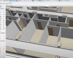 Imagem de ArchiCAD 27 model of a construction site