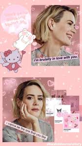 Discover and download 8 hd sarah paulson wallpapers for your desktop or laptop. Sarah Paulson Pink Aesthetic Edit Sarah Paulson Pink Aesthetic Sarah