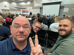 Aidan Burke is there….we will be updated soon enough.