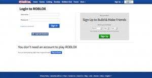 Roblox Sign In Roblox Sign Up Signup Signs