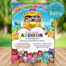There are many ways to beautify an occasion just a few of these ways are choosing the right birthday party themes and choosing the appropriate decoration for the birthday themes chosen. Printable Cocomelon Zoom Birthday Party Video Chat Template Bobotemp