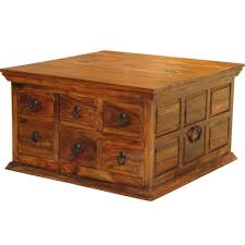 Table coffee with storage wooden table coffee table living room furniture customized wood metal frame occasional table black coffee table with shelf modern rectangle coffee table with drawers coffee with storage end table modern walnut & black wood square coffee table. Ganga 6 Drawer Box Coffee Table Wooden Coffee Tables Coffee Tables