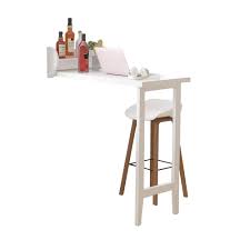 Bar tables encourage casual conversations and social life. Vintage Home Space Saving Furniture Wall Mounted Wooden Mdf Wood Foldable Folding Bar Table With Spice Wine Rack View Bar Table Oem Odm Product Details From Fuzhou Sunrise Creation Corporation Limited On Alibaba Com
