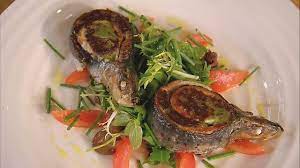 Well, okay, we guess we aren't too typical. Stuffed Sardines With Tomato Sauce By Giorgio Locatelli Greatbritishfoodrevival Great British Food British Food Fish Dishes