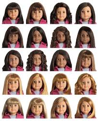 Visual Chart Of Truly Me Dolls New American Girl Doll