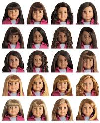 Visual Chart Of Truly Me Dolls New American Girl Doll